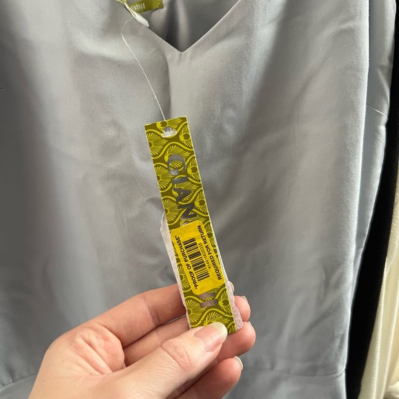 Gianni Bini peplum top - chambray NWT - part of set with matching short - Picture 3 of 4